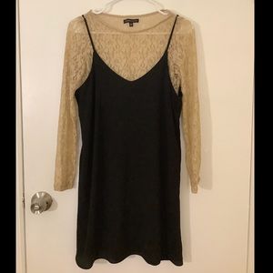 Kendall + Kylie Slip Dress w/ Lace Top